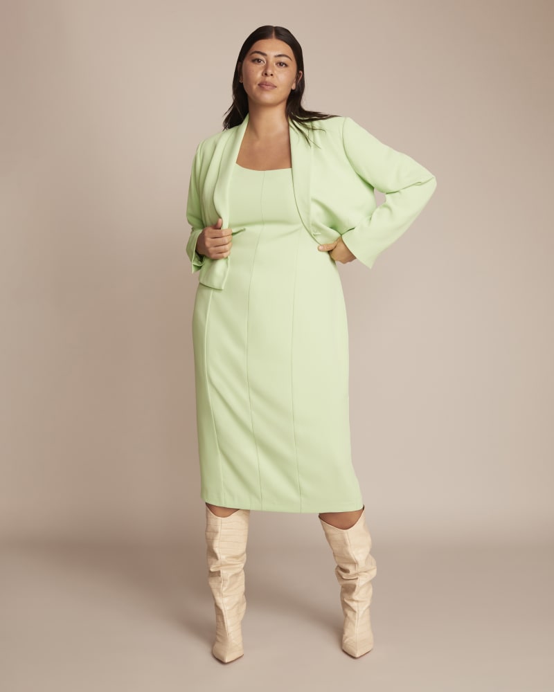 Plus size clearance cropped blazer
